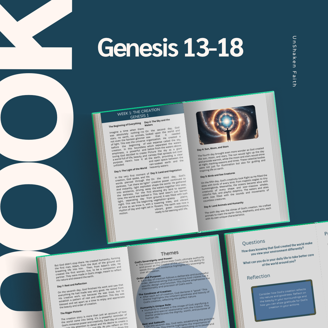 Genesis 13-18 Bible Study