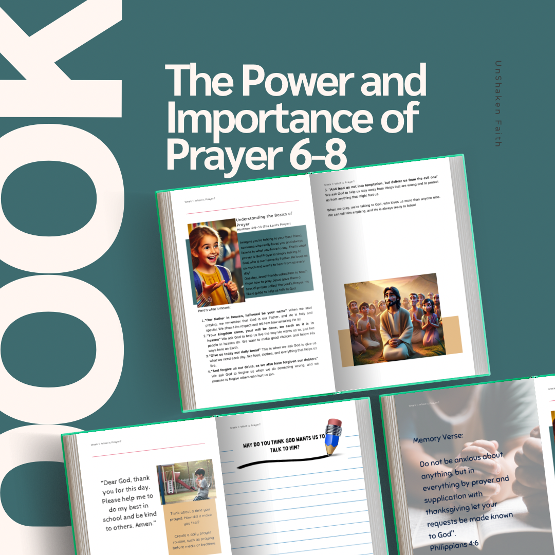 Prayer Bible Study 6-8