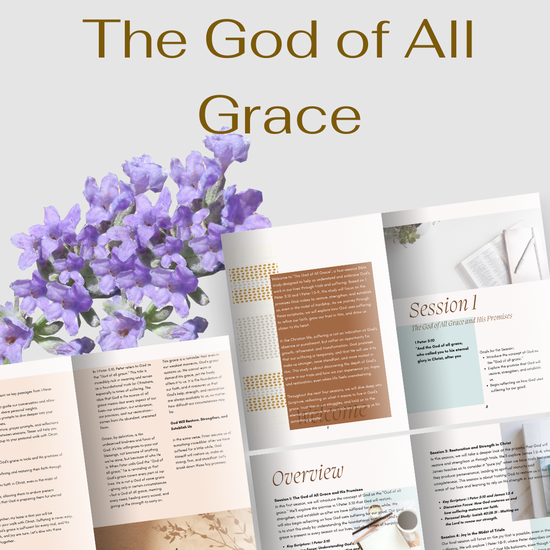 The God of All Grace-Adult Guided Bible Study