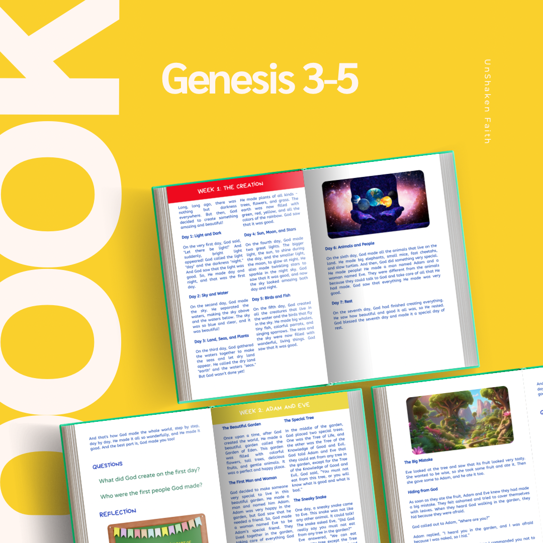 Genesis Bible Study 3-5